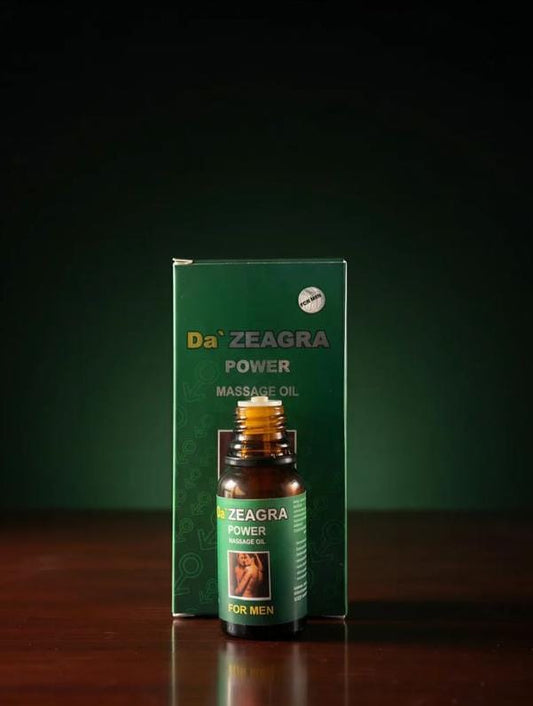 Premium herbal body massage oil for men